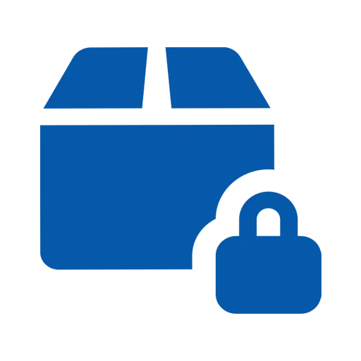 Discreet shipping icon